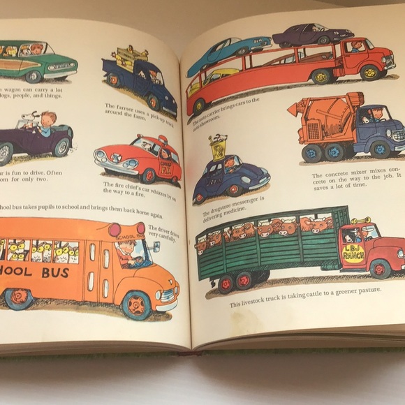Richard Scarry's Going Places Golden Books Look and Learn Library (1971) - Picture 7 of 7